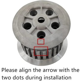 JINFANNIBI Clutch Center Pressure Plate Kit & Gasket for Yamaha Raptor 660R YFM660R 2001-05