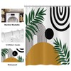ASDCXZ Shower Curtain 180x200 cm Boho Style, Modern Abstract Art