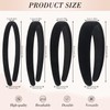 obeoby 4Pack Black Headbands for Women, Velvet Padded Headband Fashion
