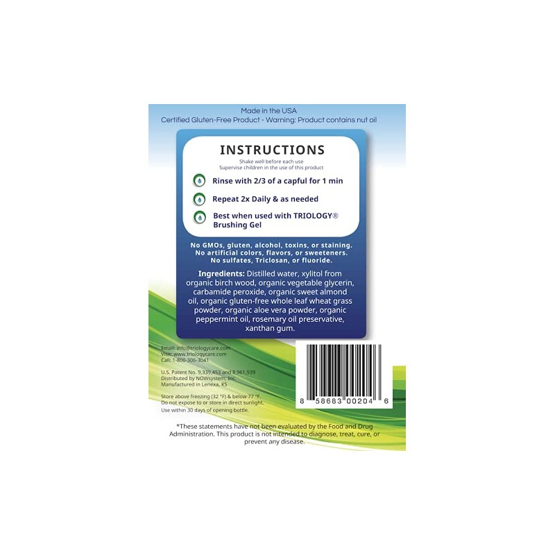 TRIOLOGY TRIOLOGY Restoring Rinse - 1 Month Supply