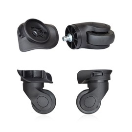 Set of two spare wheels for Lowcost cabin suitcases made of ABS Kinston - removable and robust wheels