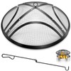 Fire Pit Spark Screen, 22 Inch Outdoor Fire Pit Screen
