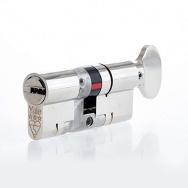 Yale P-YS3-4040NT Anti-Snap 3 Star Euro Thumbturn Cylinder, High Security, 40:40 (80mm), Nickel Finish