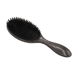 MIRACLE GIRL Boar Bristle Hair Brush - Hair Brush for Women, Men, Kids, Detangles Hair, Use Wet or Dry, Massaging Scalp, Restore Shine