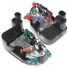 A-Premium Door Lock Latch Actuator Assembly Compatible with Jeep Grand Cherokee 1993-1998 Cherokee 1999-2001 Front Side 2-PC Set