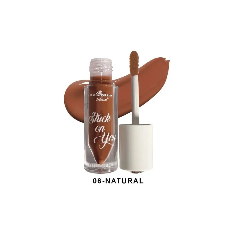 Labial Tinta Semimate Stuck On You 6 Piezas Italia Deluxe