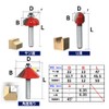 UPstore Carbide Blade Router Bit Set, 12 Pieces, Shaft Trimmer