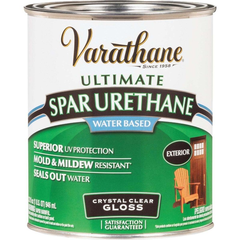 Outdoor Diamond Water Based Spar Urethane Gloss Wood Size: Quart
