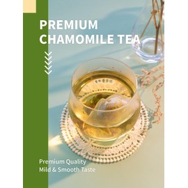 HYNTMYT Chamomile Tea Bags 120 Teabags | Bulk Buy for Office, Home & Catering | Pure Chamomile Flowers | Compostable Tea Bags | Resealable Pouch
