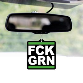 CME.Promo CME.Promo 2x FCK GRN Duftbaum Auto, Duftspender, Tuning, Car Air Freshener, Duftanh?nger Set