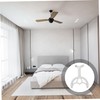 BUTIFULSIC 5Pcs Replacement Fan Arms for Ceiling Fan Support Sturdy