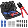 BougeRV Solar Crimper Tool Kit - Crimper, 6 Pairs Connectors,