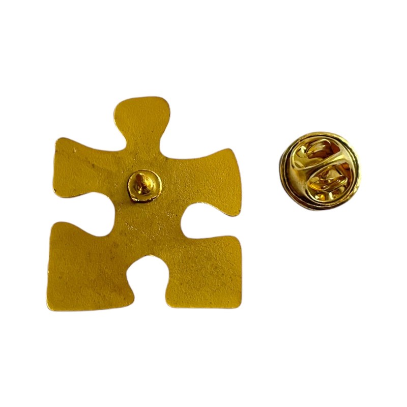 Gold Autism Awareness Lapel Pin