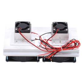 Thermoelectric Refrigeration Cooling System 2‑Core Semiconductor Cooler Air Conditioning DC12V