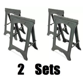 Master Mechanic (2) Master Mechanic 1405 2 pack 22" Plastic Foldable Lightweight Sawhorses