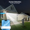 (2026 New) 4MP Dual Lens WiFi Security Camera System, 130°