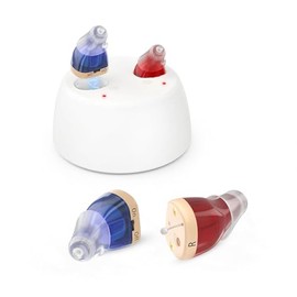 Hearing Aids for Seniors, Mini Rechargeable and Long Lasting Invisable Hearing Amplifiers with Noise Cancelling for Adults Seniors Hearing Loss