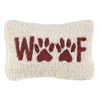Chandler 4 Corners Artist-Designed Woof Hand-Hooked Wool Decorative Throw Pillow