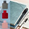 AUXBC 12Pcs Self-Adhesive Pen Loop Holder with Elastic Band, Notebook