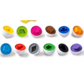 Driddle egg matching toy match shapes and colors