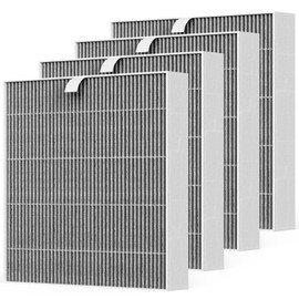 GoKBNY 4-Pack 5400 Series Replacement Filter Compatible with BLUEAIR 5440i, 5410i Purifiers, High Efficiency Filtration