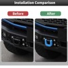 Cherocar 2PCS Front Bumper Tow Hook Cover Tow Trailer Hitch