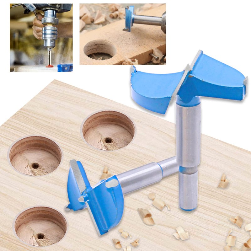 TA-VIGOR Forstner Drill Bit 23mm, Tungsten Carbide Wood Hole Saw