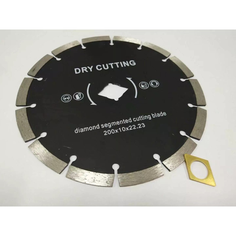 cup 9" Diamond Saw Blade Segmented Dry for Cutting Stone,