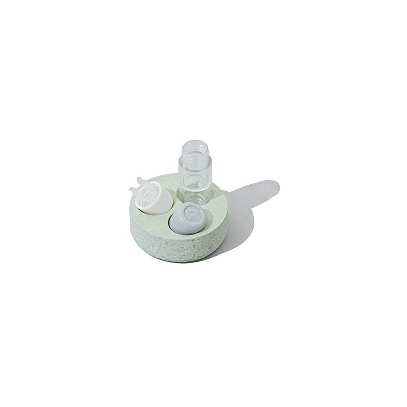 Oil B408 Diatomaceous Earth Contact Lens Case, Tray, Green, Made