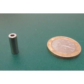 Basic Stainless Steel Spacer, No 2 Screw, .188" OD x .090" ID x .500" Length, 5 pcs