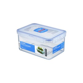 LOCK & LOCK Easy Essentials Food Storage lids/Airtight containers, BPA Free, Rectangle-37 oz-for Pasta, Clear