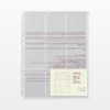MUJI NAB77A3A Pocket Series Dedicated Refill, For A4 Wide, Trading