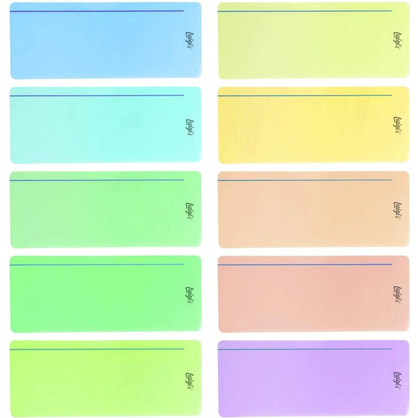 Stretton 10 x Dyslexia Reading Strips with Coloured Overlays. Reading