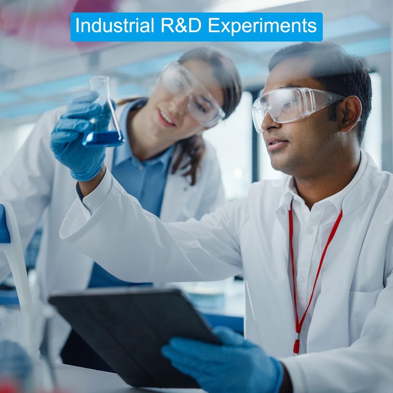 PATIKIL Erlenmeyer Flasks, 6 Pack 50ml Narrow Mouth Graduated Flasks