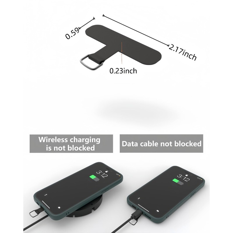 Rikasetu Phone Tether Tab, 10 Pcs CellPhone Lanyard Tether Tab