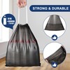 Small Trash Bags Drawstring, JUKFITA Extra Strong 4 Gallon Garbage