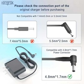 30.45V Cordless Vacuum Cleaner Charger Compatible with Dyson V10 V11 V12 V15 SV12 SV14 SV16 SV20 SV22 Cyclone Animal Motorhead Absolute Trigger Cordless Vacuum Cleaner 969042-01 217160-02 969350-02