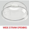 Clear Plastic Cups with Lids by Green Direct - 9