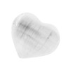 NKlaus 3 x Selenite Heart 4 x 4 x 2