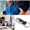 Mabor 2Pcs Metal Key Chain with Leather Heavy Duty Home
