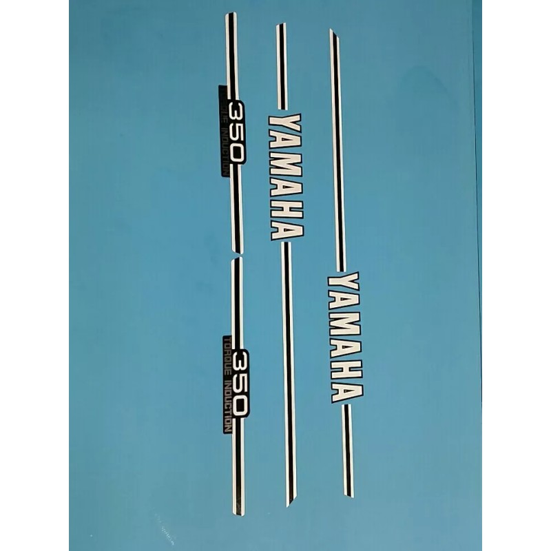 YAMAHA RD350 1974 FUEL TANK AND SIDE COVER DECAL GRAPHIC