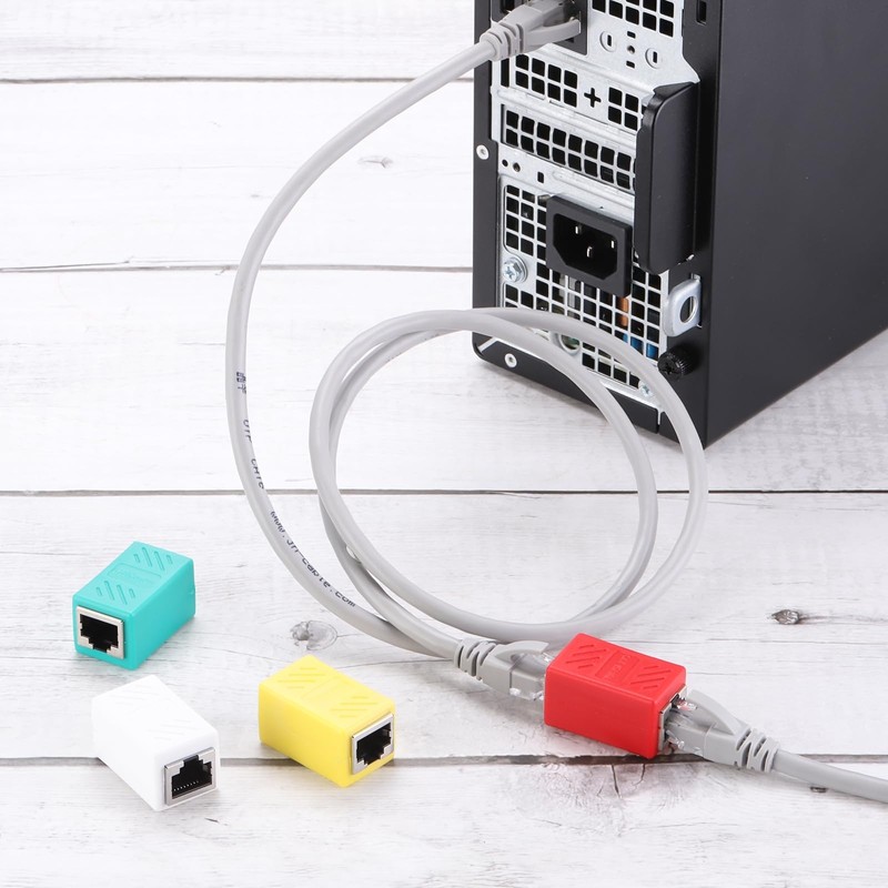sourcing map 20 Pack RJ45 Ethernet Coupler, Female to Female