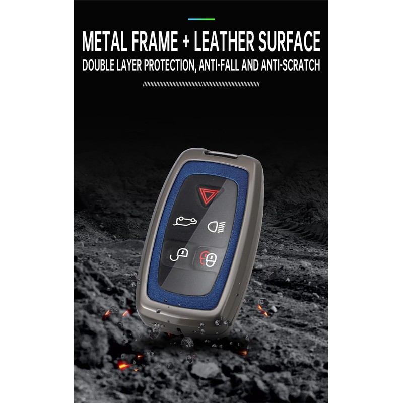 ontto Alloy Car Key fob Cover Fit for Land Rover