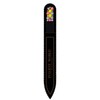 Black Glass Nail File Decorated Bohemians Crystals Collection#26 - Original