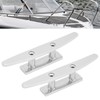 2PCs Boat Cleat Open Base 5in Universal Fit for Watercraft