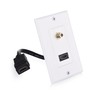 Cable Matters Placa de Pared HDMI con Salida coaxial (Placa