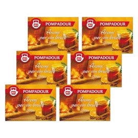 Pompadour Mulled Wine 15 Tea Bags x 6 Sets