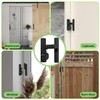 90 Degree Flip Barn Door Lock, Small Gate Latches Hardware