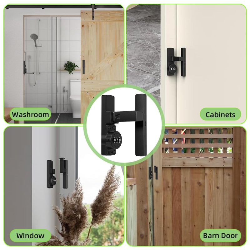90 Degree Flip Barn Door Lock, Small Gate Latches Hardware