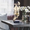 Thinker Statue, Silence is Gold Abstract Art Sculpture, Ponder Statue,